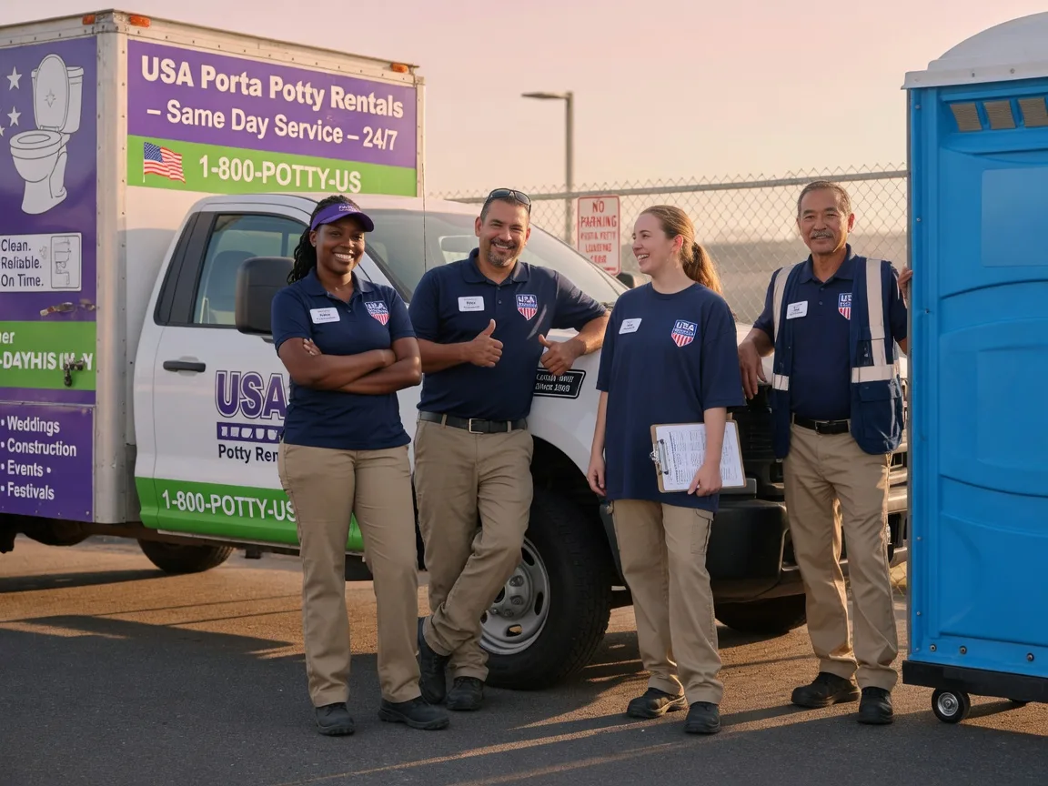 Porta Potty Rental company in Edinburg, IL